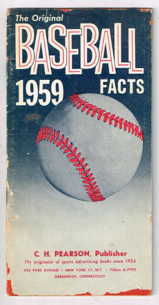 Image for The original baseball facts:1959 vintage pamphlet