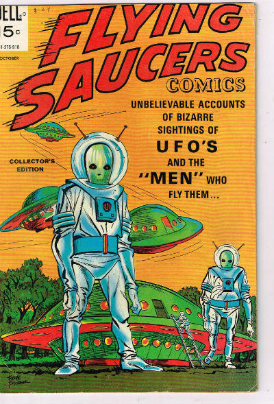 Image for FLYING SAUCERS #5 1969 | VOLUME 1 | DEL