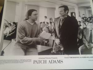 Image for Patch Adams 8"x10" B&W still press photo