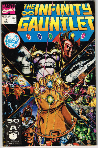 Image for INFINITY GAUNTLET #1 1991 | VOLUME 1 | MARVEL