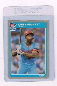 Image for 1985-Fleer-286-Kirby-Puckett-Rookie-Card-RC