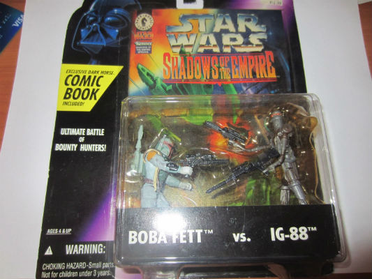 Image for Kenner Star Wars Shadows of the Empire Boba Fett Vs. Ig 88 Action Figure