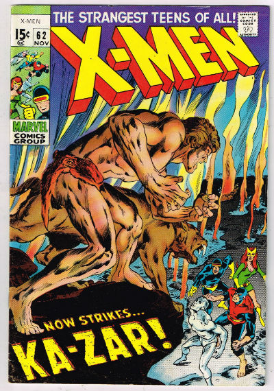 Image for UNCANNY X-MEN #62 1969 | VOLUME 1 | MARVEL