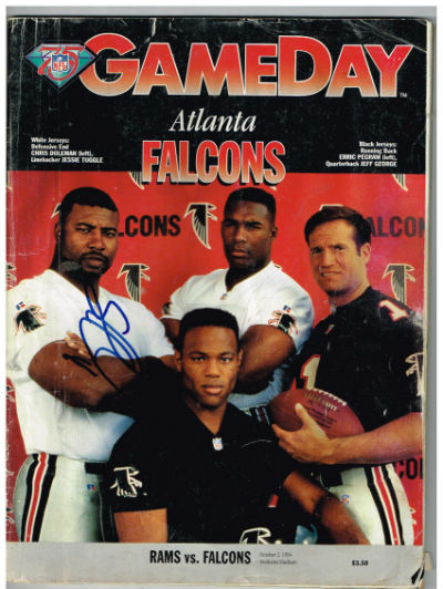 Image for Gameday:Atlanta Falcons signed by Chris Doleman