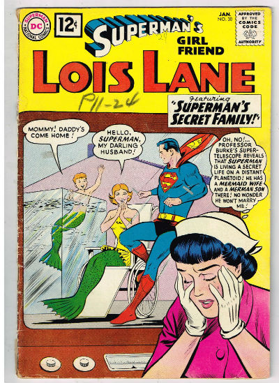 Image for SUPERMAN'S GIRLFRIEND LOIS LANE #30 1962,Jan.| VOLUME 1 | DC