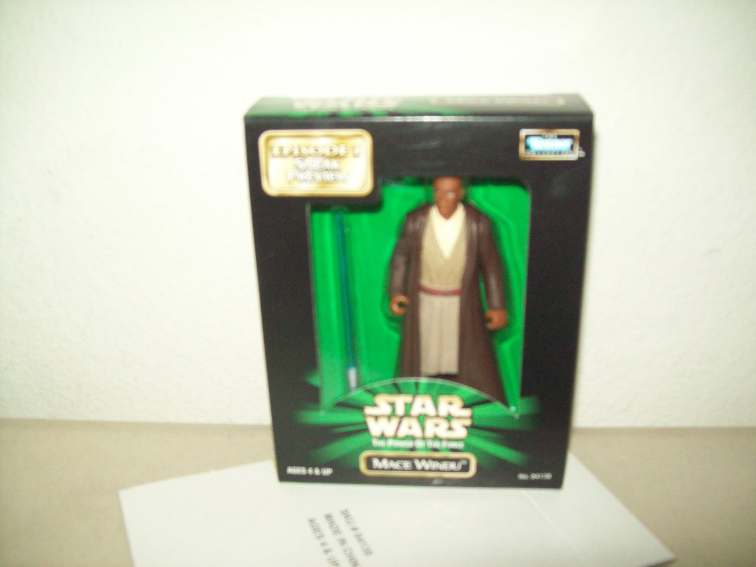 Image for Star Wars: The Power of the Force Episode I Sneak Preview Mace Windu 4 inch Action Figure
