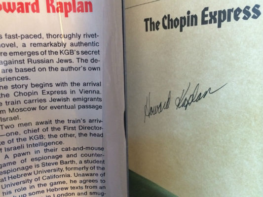 Image for The Chopin express=signed by the author