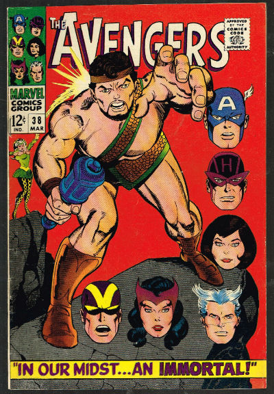 Image for the Avengers #38,March,1967