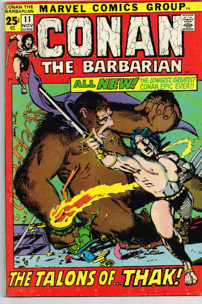 Image for CONAN THE BARBARIAN #11 1971 | VOLUME 1 | MARVEL
