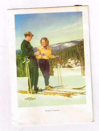 Image for Camp Curry,Yosemmite Park,california,card/menu