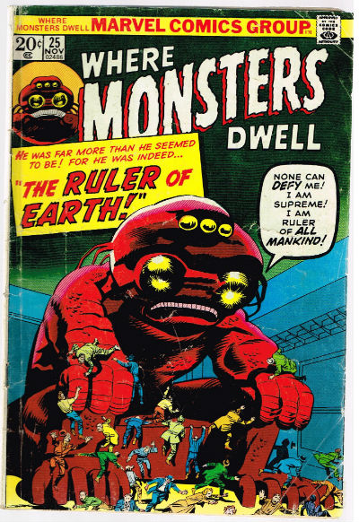 Image for WHERE MONSTERS DWELL #25 VOLUME 1 | MARVEL