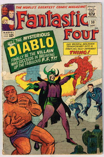 Image for Fantastic Four #30,sept.1964