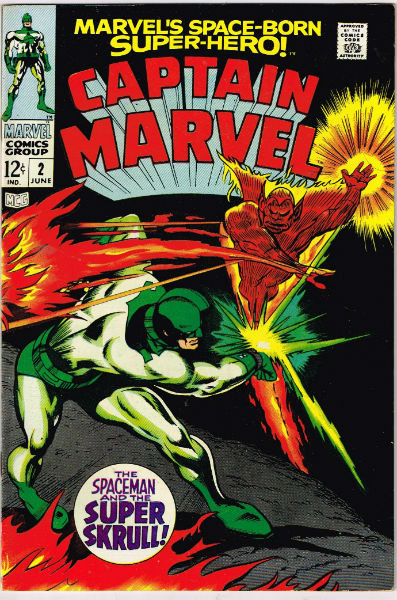 Image for CAPTAIN MARVEL #2 1968-1979 | VOLUME 1 | MARVEL