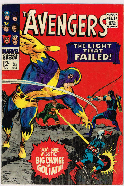 Image for The Avengers #34 ;he Avengers race against time to rescue the Wasp from the Living Laser's clutches.