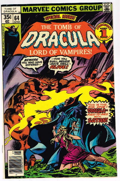 Image for Tomb Of Dracula #64 VF- 7.5 Gene Colan Art!!