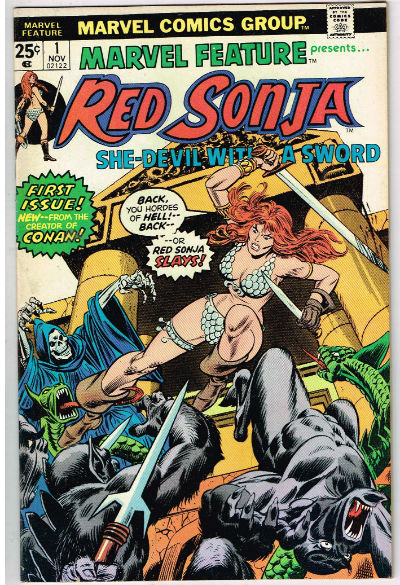 Image for MARVEL FEATURE #1 presents Red Sonja;she devil with a sword based on the stories by Robert E.Howerd 1975