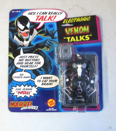 Image for Venom:1991 TOY BIZ ELECTRONIC TALKING ACTION FIGURE MARVEL SUPERHEROES
