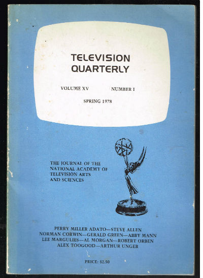 Image for Television Quarterly vol.XV#1 spring,1978