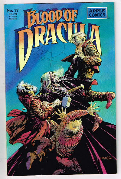 Image for Blood of Dracula no.17 signed by Berni Wrightson