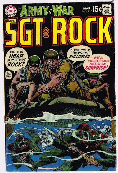 Image for OUR ARMY AT WAR #217 march,1970 | VOLUME 1 | DC