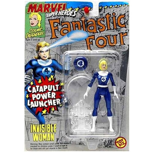 Image for INVISIBLE WOMAN Catapult Power Fantastic Four Marvel Superheroes 5" Action Figure