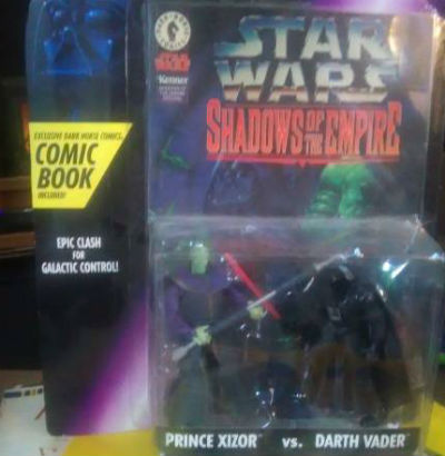 Image for Prince Xizor vs. Darth Vader (Star Wars - Shadows of the Empire exclusive comic) (2-Pack)