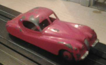 Image for DINKY TOYS No 157 JAGUAR XK120 SPORTS CAR (GOOD,ORIGINAL)