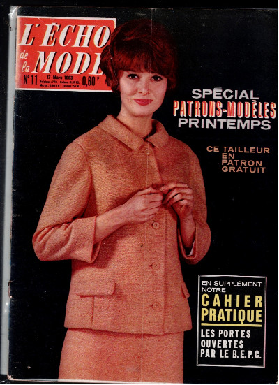 L'Echo De La Mode French Fashion Magazines 1963