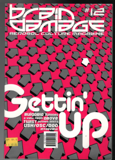 Image for Brain Damage Aerosol Culture Magazine #12 2004 RARE graffiti street art Poland