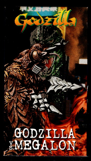 Godzilla Vs. Megalon 1973 (VHS, 1997) Giant Monster Kaiju Sci-Fi Video Tape