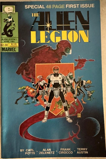 The Alien Legion #1 1st Appearance Optioned by WB Epic Comics 1984