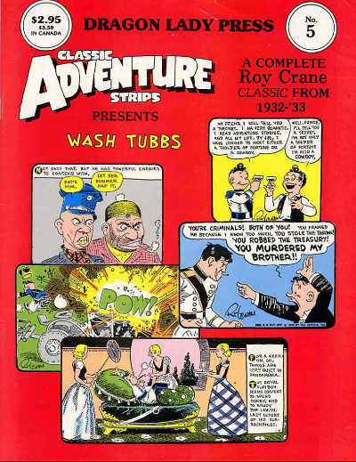 Classic Adventure Strips #5 Dragon Lady Wash Tubbs - we combine shipping