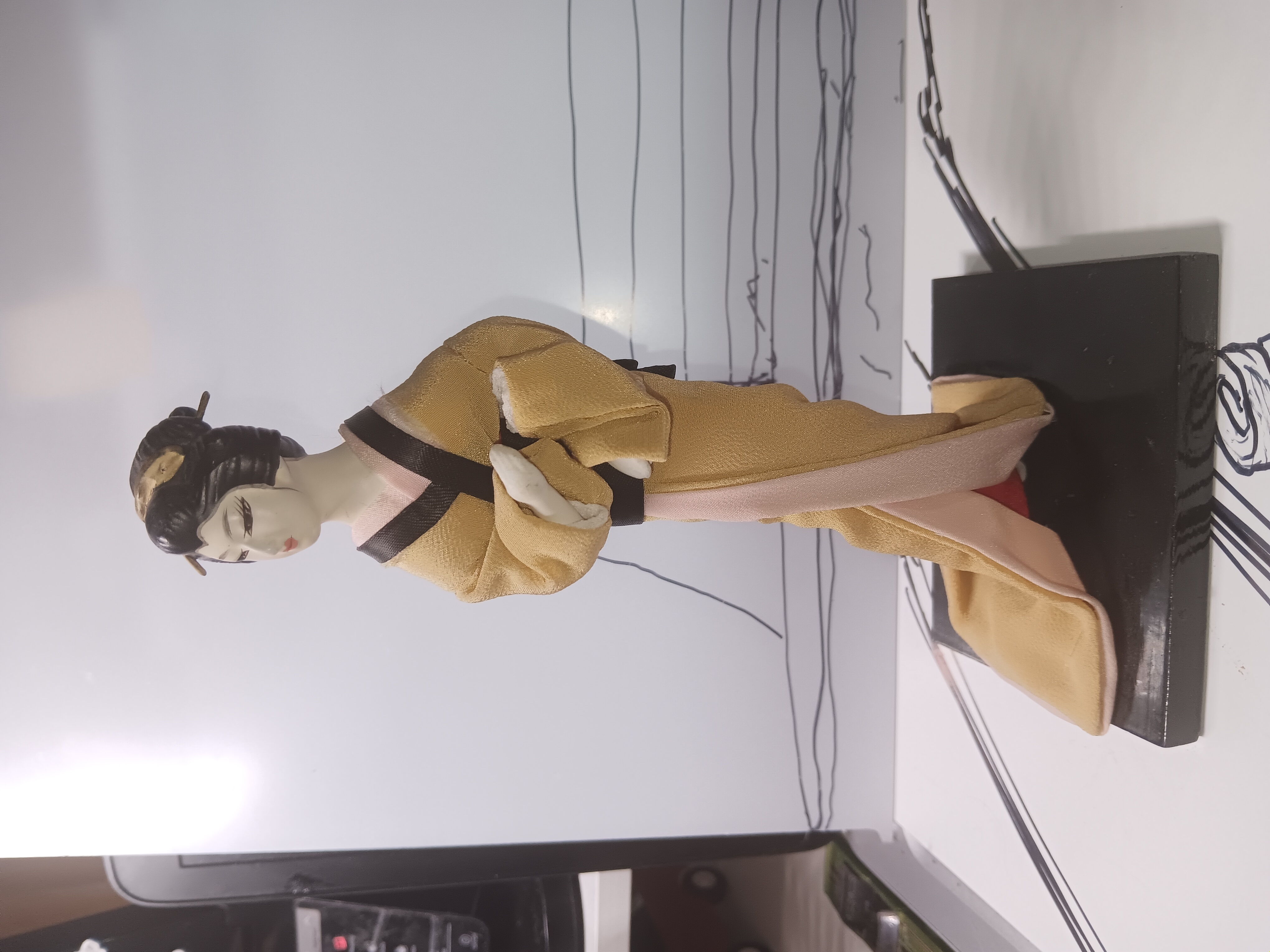 Vintage Japanese Chikushi Doll Geisha Souvenir Doll Fukuoka Japan