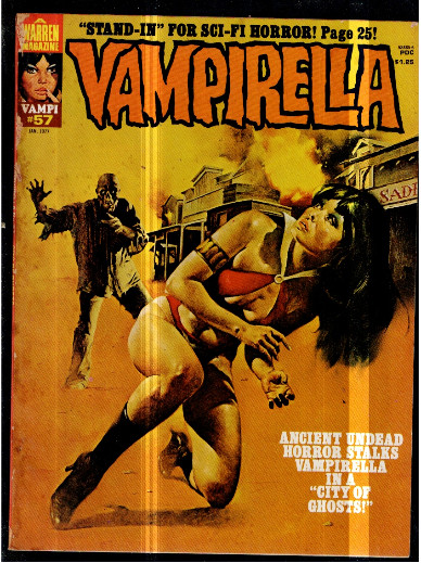 Vampirella #57 (1977, Warren) Ancient Undead Horror Stalks In A City Of Ghosts