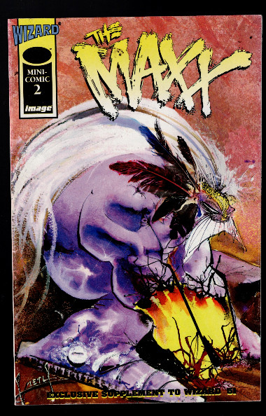 Wizard Mini Comic #2 Gold Variant; Wizard Gold Premium Sam Kieth's the Maxx