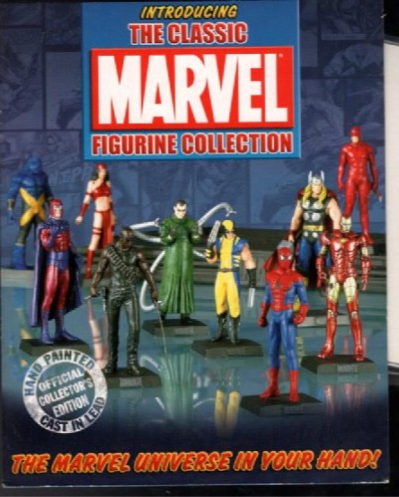 Image for introducing the classic marvel figurine collection promo