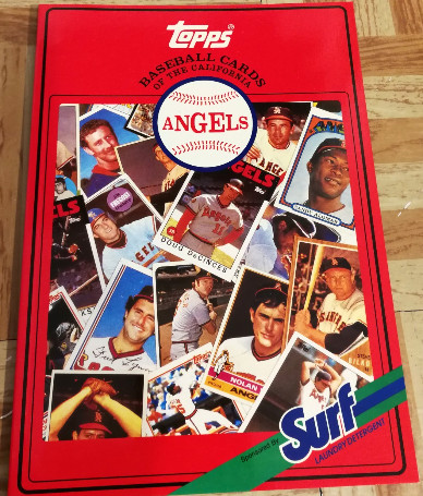 Topps Surf Baseball Card Book California Angels 1987 MLB Vtg Los Angeles Sports