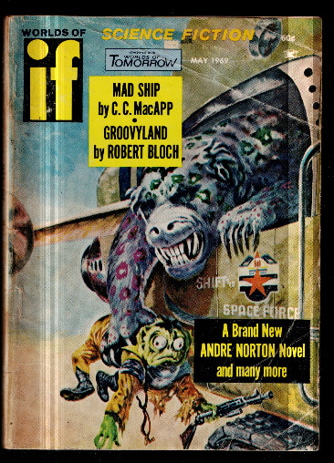 WORLDS OF IF SCIENCE FICTION May 1969 - Robert Bloch Robert Weinberg