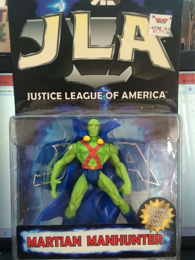 Image for 1998 Hasbro JLA Martian Manhunter action figure unopened
