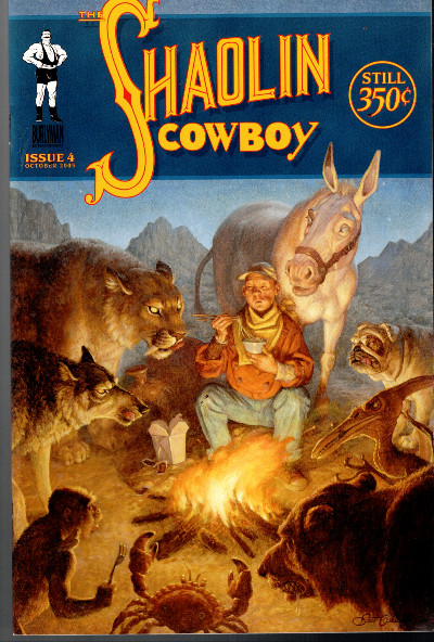 Shaolin Cowboy #4 (2005, Burlyman) Scott Gustafson Variant Geof Darrow