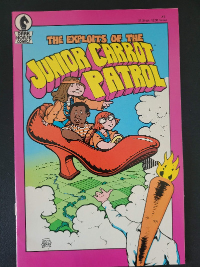 EXPLOITS OF THE JUNIOR CARROT PATROL #1 (1989) DARK HORSE COMICS FLAMING CARROT