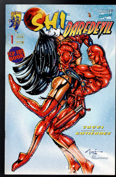 1997 Crusade Marvel Comics Shi Daredevil 1 William Tucci Cover A Variant