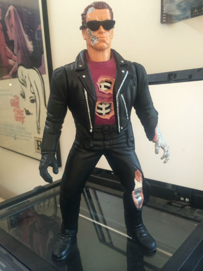 Image for RARE TERMINATOR 2 ARNOLD SCHWARZENEGGER GRANDE 12" Talking ACTION FIGURE 1992(no longer talks)