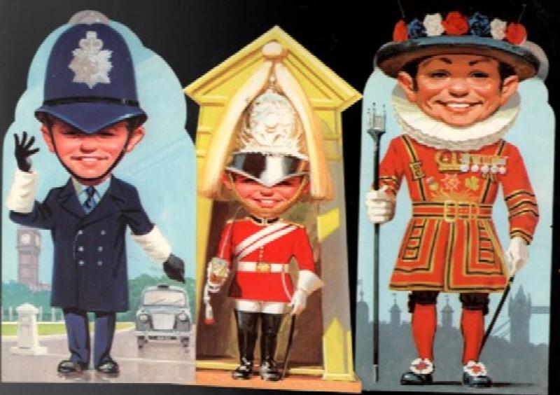 4 Postcards from Bloody England