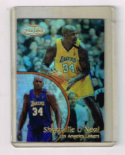 Shaquille O'Neal 2000-01 Topps Gold Label Class 1 Lakers