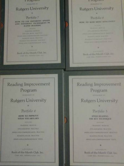 Image for Reading Improvement Program Complete Set (13 slipcases with portfolios-1961)