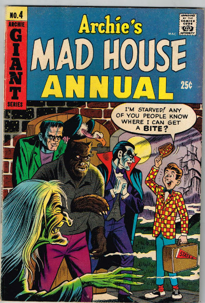Image for ARCHIE'S MADHOUSE ANNUAL #4 1967-68 | VOLUME 1 | ARCHIE MLJ