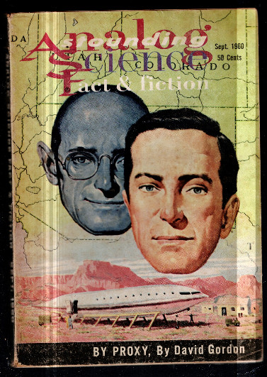 ANALOG Science Fact & Fiction Magazine-September 1960 good condition