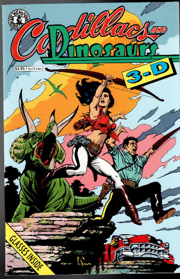 CADILLACS & DINOSAURS #1 - 3D - GLASSES INCLUDED 1992