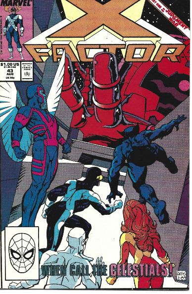 X-Factor #43 thru #47 (Marvel Comics Mid November 1989)